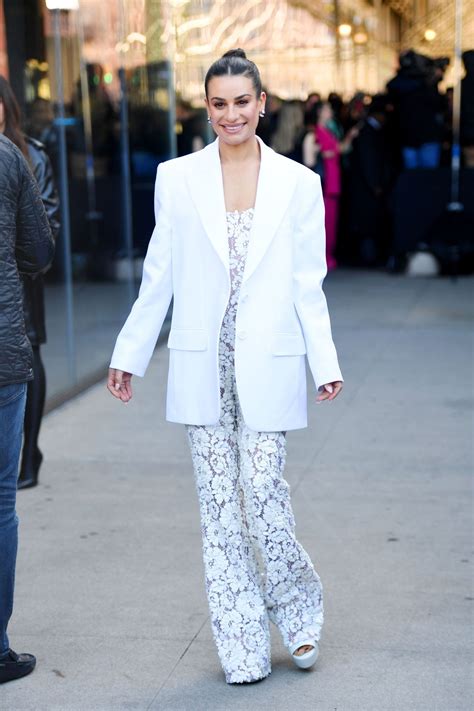 Lea Michele At Michael Kors Fashion Show In New York City 02152023 • Celebmafia