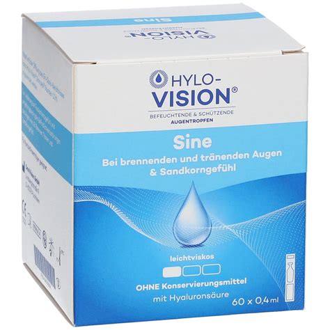 Hylo Vision Sine 60x0 4 Ml Redcare Apotheke