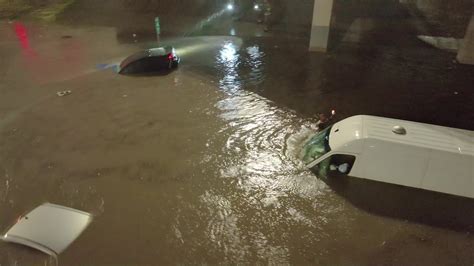 Aerial Footage Of Flooded Interstate In Dallas - Videos from The Weather Channel