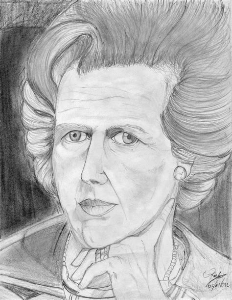 The Iron Lady Margaret Thatcher By Juank15 On Deviantart