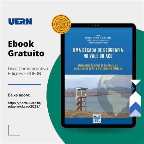 Edi Es Uern Lan A Livro Comemorativo Dos Anos Do Curso De Geografia