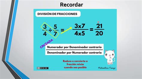 Multiplicaci N Y Divisi N De N Meros Racionales Youtube