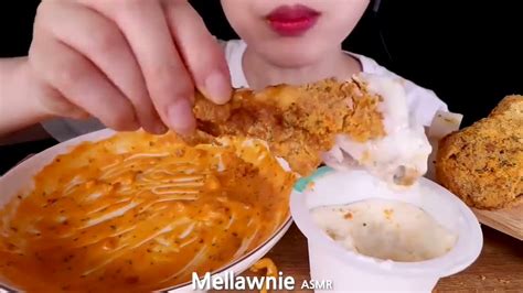 Asmr Mukbangcheesy Carbo Fire Noodles Chicken Cheese