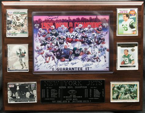 New York Jets 1969 Super Bowl Champions - Colts Sports Collectibles