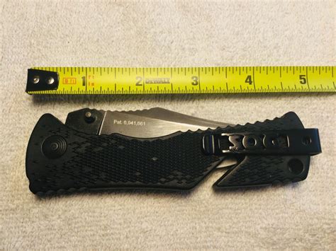 Sog Tactical Folding Knife Trident Model Wasstd Opening And Cord Cutter