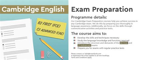 Cambridge Exam Preparation Fce Cae Bec Rose Of York