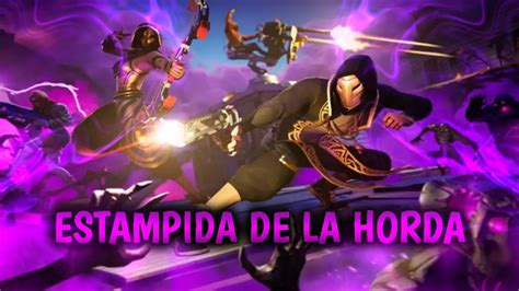 Estampida De La HORDA NUEVO MODO DE JUEGO FORTNITE YouTube