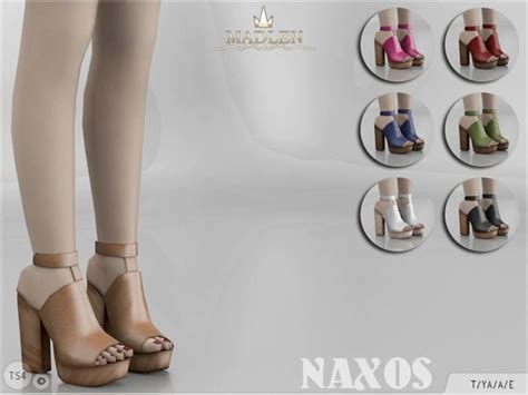 Скачать мод "Обувь "Naxos"" для Симс 4 бесплатно