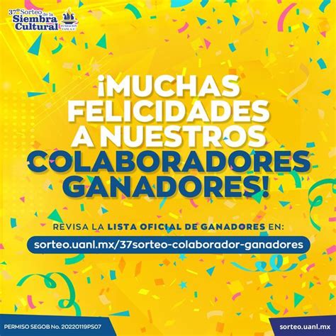 Felicidades A Nuestros Colaboradores Sorteo Ganador Redes Sociales