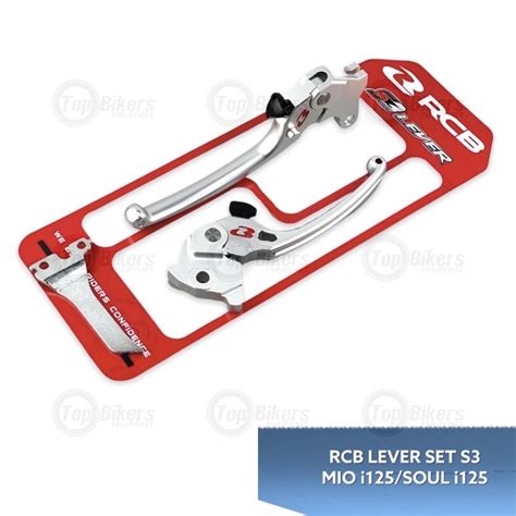 Rcb Alloy Brake Lever Set S Series Mio I Soul I M Silver