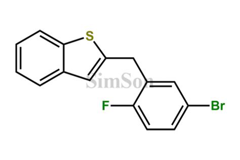 2 5 Bromo 2 Fluorobenzyl Benzothiophene CAS No 1034305 17 3