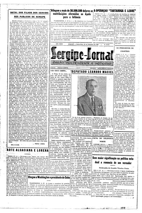 Jornais De Sergipe Sergipe Jornal