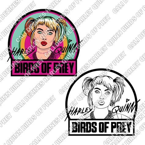 Harley Quinn Birds of Prey Illustration - Etsy