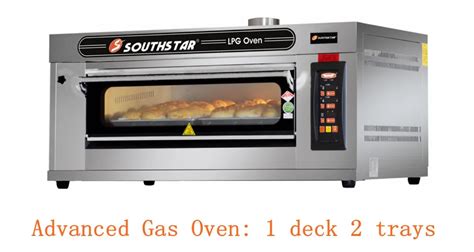 Southstar Hot Sale Advanced Gas Deck Oven With Big Glass Door For Bread