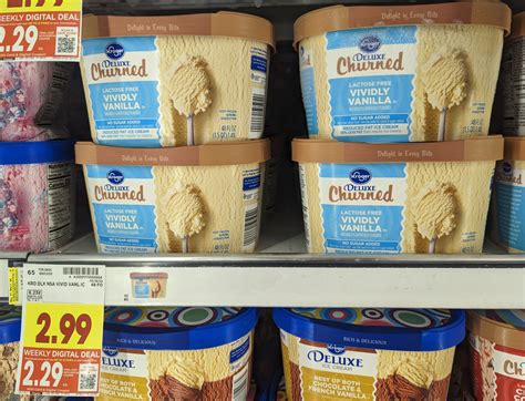 Kroger Deluxe Ice Cream Is Just 229 At Kroger Iheartkroger