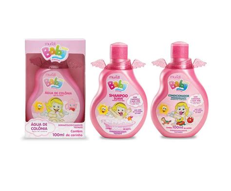 Shampoo Condicionador Água de Colônia 100ml Baby Menina Muriel