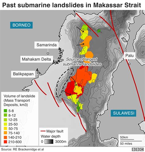 Peta Potensi Tsunami Di Indonesia Newstempo