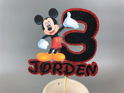 Mickey Mouse Cake Topper Edible Perfections