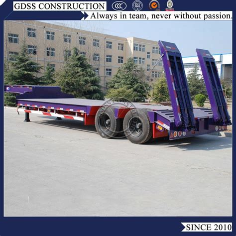 Axles Tons Low Bed Lowboy Loader Drop Deck Heavy