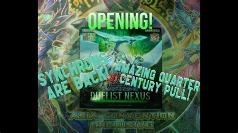 Yugioh 遊戯王DUNE DUELIST NEXUS box opening Synchrons are back Quarter