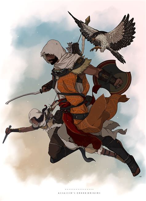 Assassins Creed Origins Bayek Senu Aya By Brokennoah On Deviantart