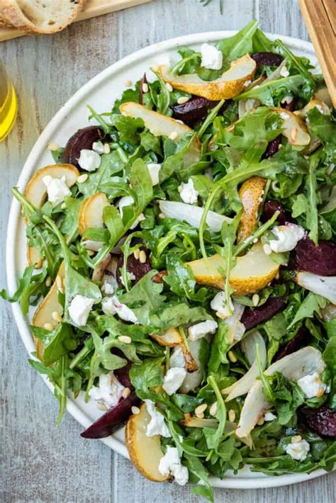 Beet And Goat Cheese Salad The Mediterranean Dish