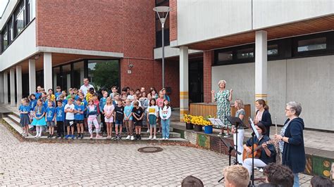 Verabschiedung Der Klassen Grundschule Am Schlossberg Regenstauf