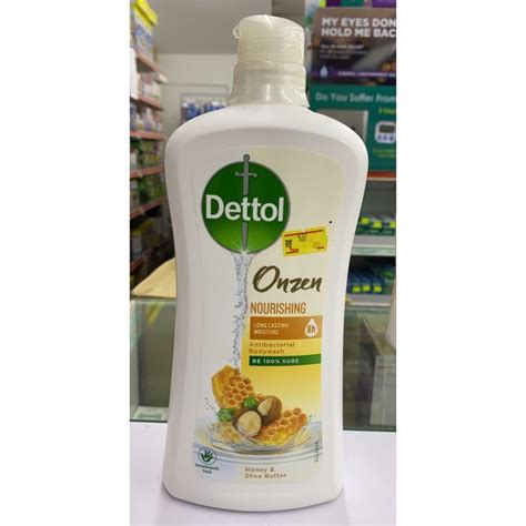 DETTOL ONZEN NOURISHING HONEY BUTTER SHEA ANTI BACTERIAL BODY WASH