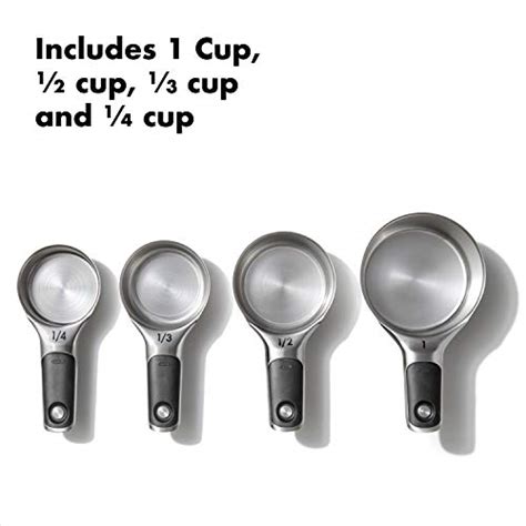 Oxo Good Grips Piece Stainless Steel Measuring Cups With Magnetic