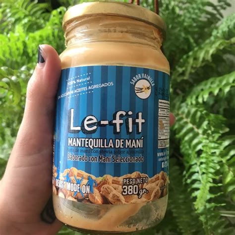 Le Fit Mantequilla De Maní Con Vainilla Review abillion