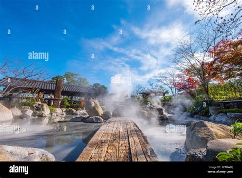 Beppu Japan Nov Oniishibozu Jigoku Hot Spring In Beppu Oita The Town Is Famous For