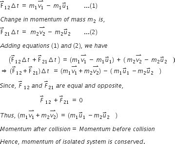 Law Of Conservation Of Momentum Definition