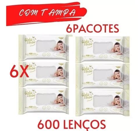 Kit Lenços Umedecidos Toalhinhas Upa Bebê Premium Aloe Vera