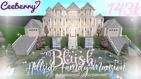 Bloxburg Hillside Mansion No Large Plot