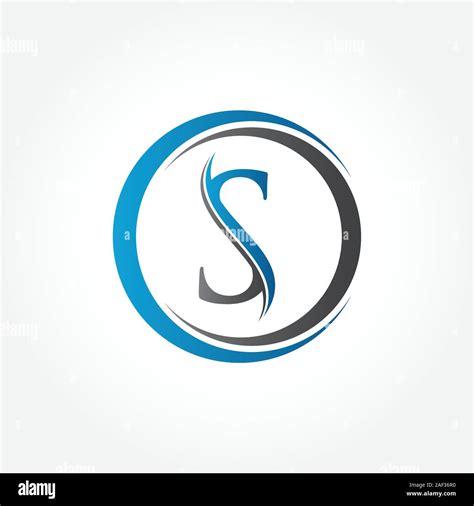 Initial Letter S Logo With Creative Modern Business Typography Vector