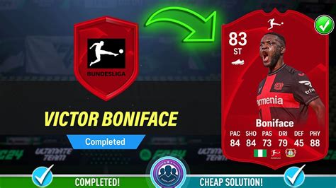 83 POTM Victor Boniface SBC Completed Cheap Solution Tips FC 24