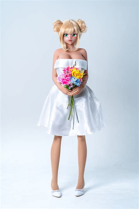 Cm Ft H Cup Silicone Head Sex Doll Blue Eyed Champagne RosemaryDoll