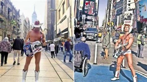 Naked Cowboy Hace De Las Suyas En La Cdmx Gluc Mx