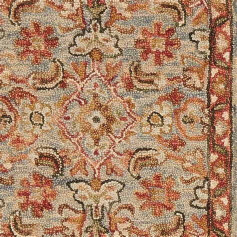 Alexander Home Madaline Traditional Floral Hand Hooked 100 Wool Area