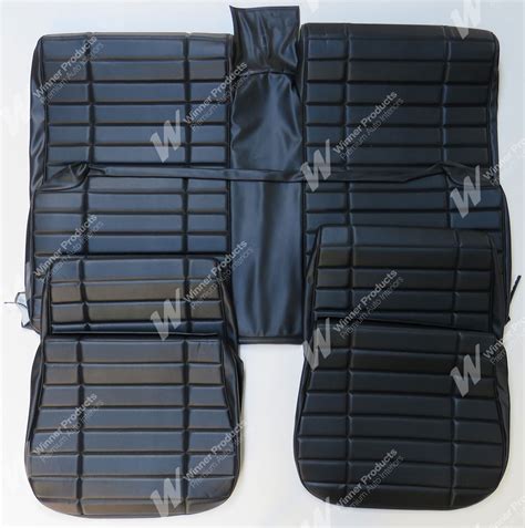 HG Monaro Coupe Seat Cover Set (Front & Rear) - Black Roebuck 10X