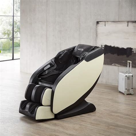 Welcon Massagesessel Prestige Ii In Schwarz Weiß 3d Massagesessel Für