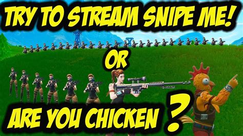 Try To Stream Snipe Me No Delay On Lobby A Shout Out If You Do Fortnite