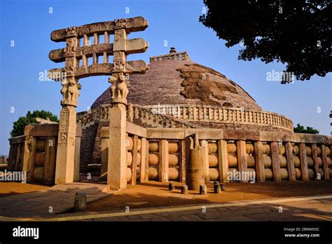 India Madhya Pradesh State Sanchi Buddhist Monuments Listed As World