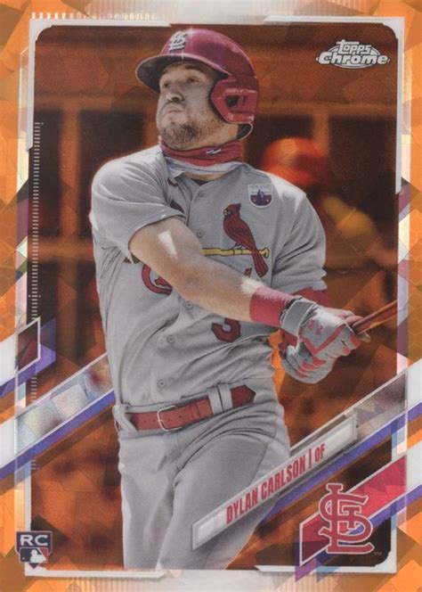 Dylan Carlson 2021 Topps Chrome Sapphire Edition Orange 285 Price