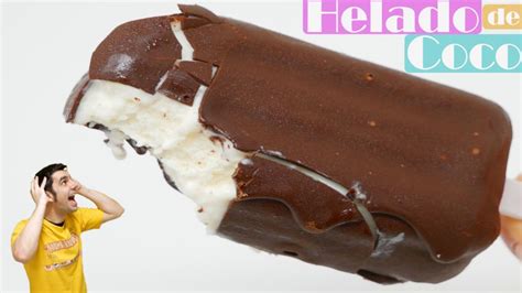 Helado de coco Golosolandia Recetas y vídeos de postres y tartas