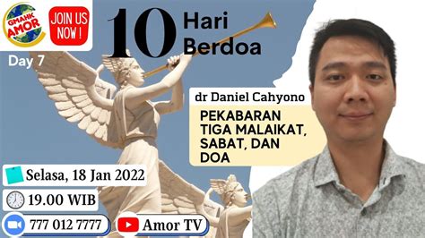 Pekabaran Tiga Malaikat Sabat Doa I Dr Daniel Cahyono YouTube