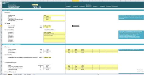 Real Estate Valuation Excel Model Income And Cost Approach Eloquens