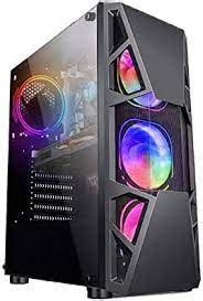 Gabinete Gamer Preto Maxxtro Fan Led Rgb W Sgm Informatica