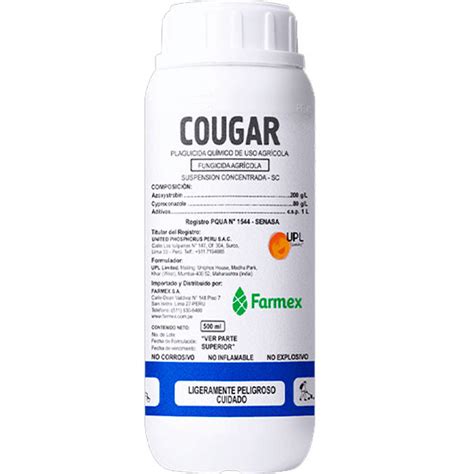 Cougar 500ml Azoxystrobin Cyproconazole Insecticida Sistemico Contacto