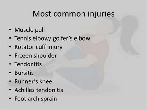 Sports Injuries And Physiotherapy Managementpptx